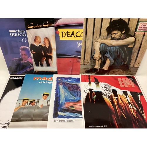 186 - CASE OF VARIOUS INDIE ELECTRONIC / ROCK  12” VINYL SINGLES. Artists here include - New Order - Talk ... 