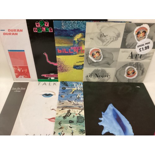 186 - CASE OF VARIOUS INDIE ELECTRONIC / ROCK  12” VINYL SINGLES. Artists here include - New Order - Talk ... 