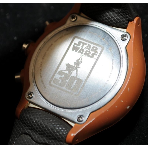 458 - Rare Smart style 37 Japan Made Star Wars Ewok gent's quartz chronograph. Limited edition, #189 of 30... 