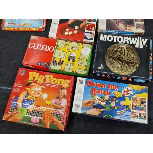 268 - A large collection of Vintage games, not checked for completeness.