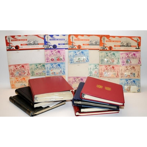 212 - Quantity of Stamp albums from around the world. Part of a large single owner collection. Includes ea... 