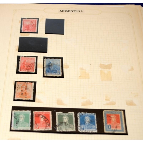 216 - Quantity of Stamp albums and stock books from around the world plus loose stamps to sort. Part of a ... 