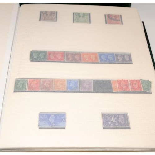 217 - Good GB stock selection of stamps in a quality large Stanley Gibbons green Philatelic Album with sli... 