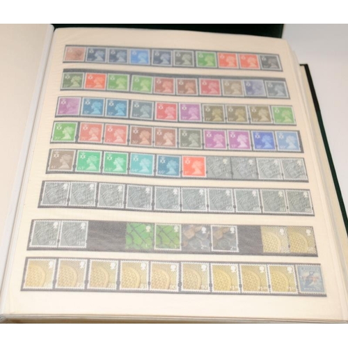 217 - Good GB stock selection of stamps in a quality large Stanley Gibbons green Philatelic Album with sli... 