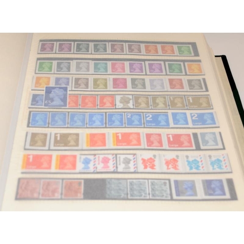 218 - Good GB stock selection of stamps in a quality large Stanley Gibbons green Philatelic Album with sli... 