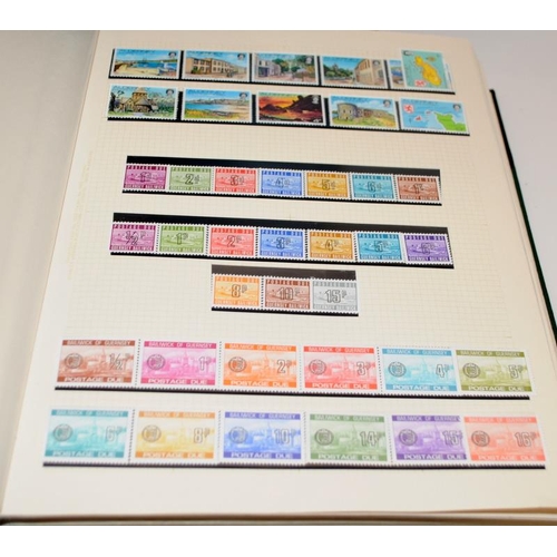 220 - Comprehensive Channel Islands stock selection of stamps in a quality large Stanley Gibbons green Phi... 