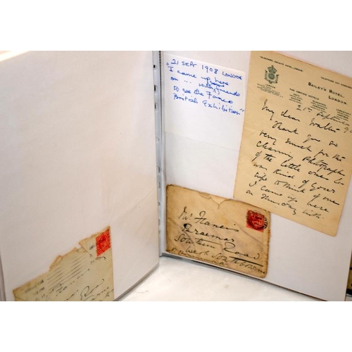 229 - Fascinating collection of letters dating from the Edwardian period onwards. Includes many addressed ... 