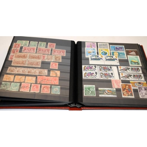 191 - Two small stock books with a nice selection of stamps including early examples c/w a small album of ... 