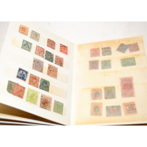 191 - Two small stock books with a nice selection of stamps including early examples c/w a small album of ... 