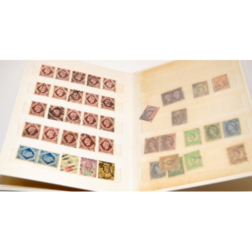 191 - Two small stock books with a nice selection of stamps including early examples c/w a small album of ... 