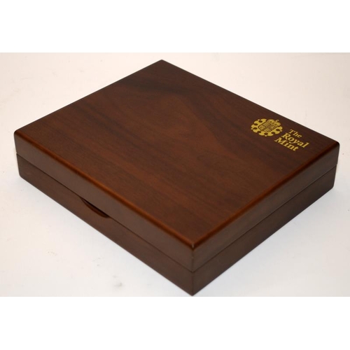 101 - Royal Mint 2010 United Kingdom Executive Proof Coin Set in wooden presentation case with certificate