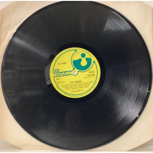 1 - THE SAINTS ‘(I'M) STRANDED’ RARE UK VINYL PUNK LP. Released in 1977 on Harvest Records SHSP 4065 and... 