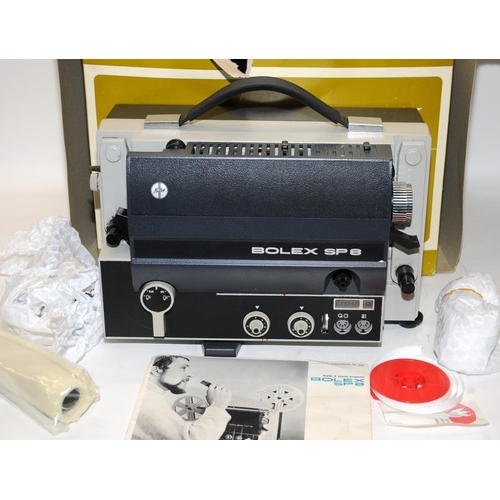 56 - Vintage Bolex SP 8 Super 8 Sound Projector in excellent cosmetic condition in original (tatty) box