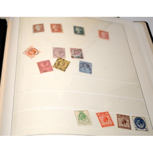 181 - 2 x GB Stamp albums containing a good selection of QEII and Pre QEII stamps including early and high... 