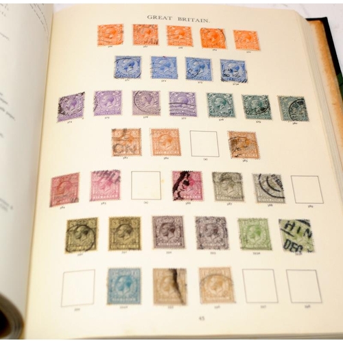 183 - Good GB Stamp Album containing a selection of QEII and pre QEII stamps including high values and a q... 