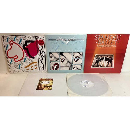 149 - COLLECTION OF VARIOUS SPANDAU BALLET RECORDS WITH ONE SIGNED BY WHOLE BAND. We have a copy of ‘She L... 