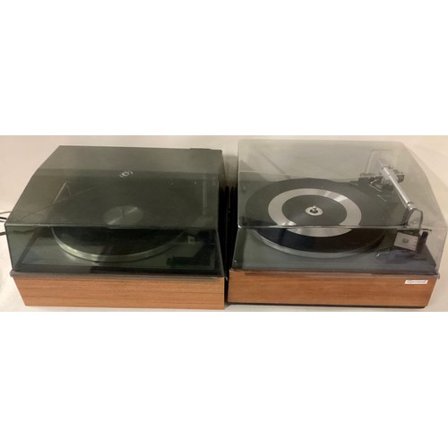 499 - GARRARD TURNTABLES X 2. Here we have a SP.25 Mk 2 and SP.25 Mk 5. Both come with instruction books a... 