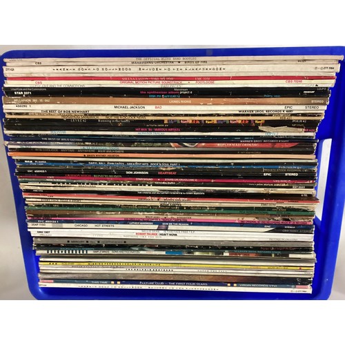 153 - LARGE CRATE OF ROCK AND POP RELATED VINYL ALBUMS. Here we find a vast selection of artists to includ... 
