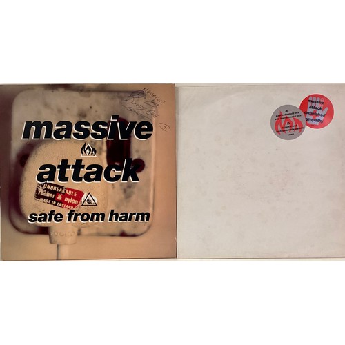 85 - MASSIVE ATTACK SIGNED VINYL 12” SINGLE PLUS ONE OTHER. Great Ex condition vinyl 12” here from Massiv... 