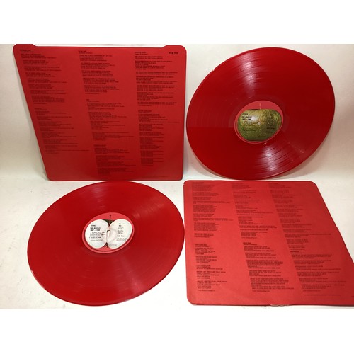 84 - THE BEATLES RED AND BLUE ‘GREATEST HITS’ ALBUMS ORIGINAL COLOURED VINYL LIMITED EDITIONS. These albu... 