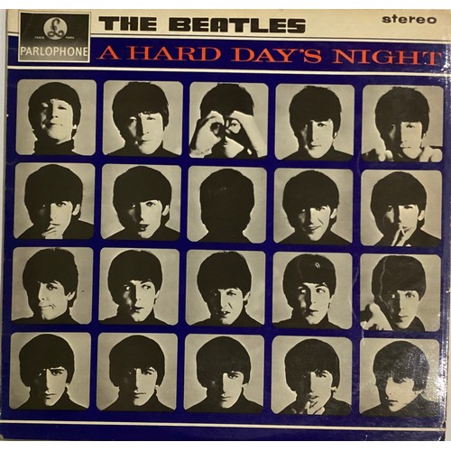 77 - THE BEATLES ‘A HARD DAYS NIGHT’ VINYL LP STEREO RECORD. The record is on Parlophone Records, PCS 305... 