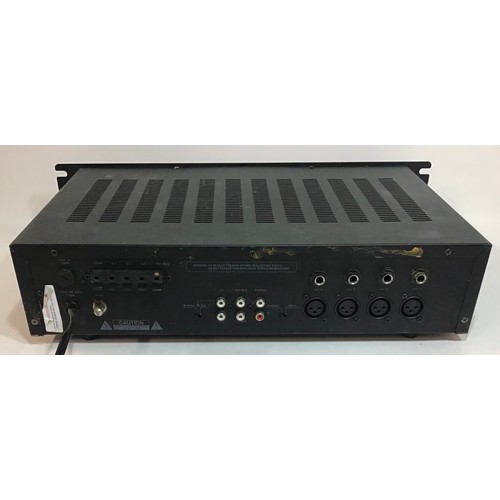 538 - PYRAMID PA AMPLIFIER. This is model No. PA30S. Has rack mount ears and powers up when plugged in.