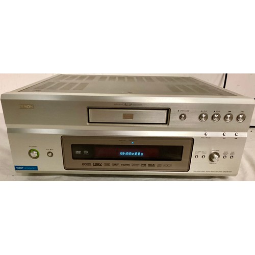 539 - DENON DVD PLAYER. HERE WE HAVE A Denon DVD-A1XV super audio/ DVD player in excellent condition compl... 