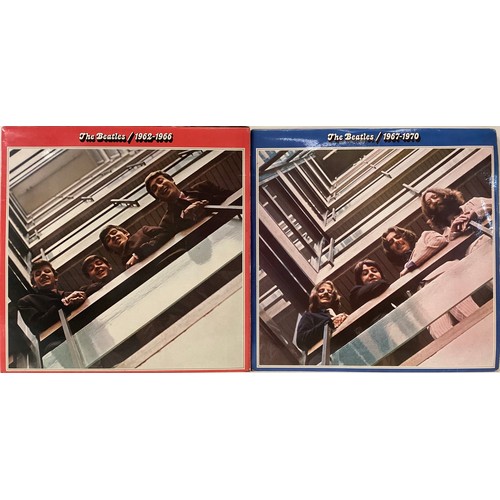 236 - BEATLES VINYL LP RECORDS X 2. Here we find copies of 1962-1966 and 1967-1970 double albums featuring... 