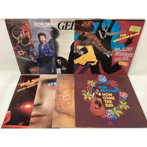 116 - CRATE OF VARIOUS ROCK AND POP VINYL LP RECORDS. This collection features artists - Glenn Frey - Alla... 