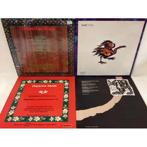 83 - DEPECHE MODE 12” VINYL SINGLES X 4. Here we have titles - Shake The Disease - The Meaning Of Love - ... 