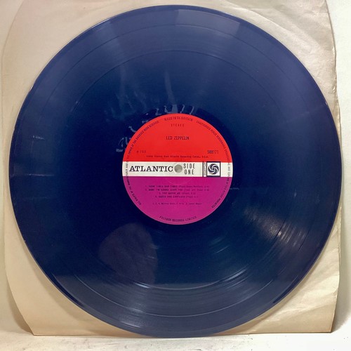 90 - LED ZEPPELIN I VINYL LP RECORD. Original vinyl on UK first press Atlantic 588171 from 1969 with matr... 