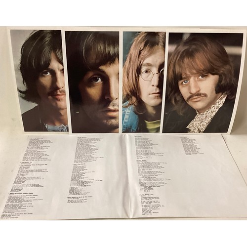 87 - THE BEATLES 'WHITE ALBUM' LP UK STEREO PRESSING. Here we find this double side opening album on Appl... 