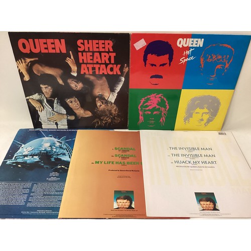 113 - BUNDLE OF QUEEN RELATED LP AND 12