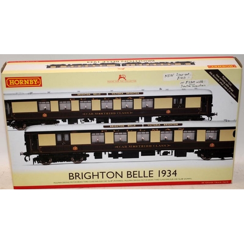 25 - Hornby OO gauge Brighton Belle 1934 Train Pack ref:R2987. Boxed