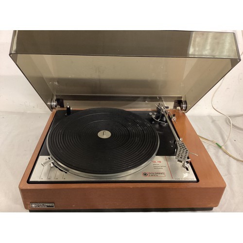 542 - GOLDRING LENCO STEREO TRANSCRIPTION TURNTABLE. This is model No. GL78 and comes with original boxes.... 