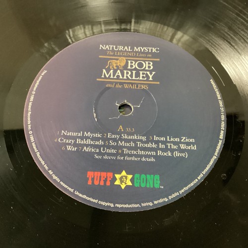 107 - BOB MARLEY AND THE WAILERS VINYL ALBUMS X 2. Copies found here are - Natural Mystic on Tuff Gong BMW... 