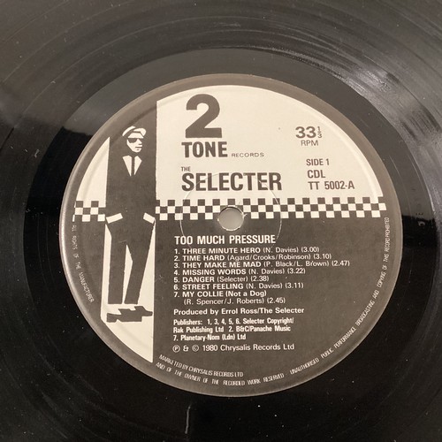 227 - 2 TONE VINYL LP RECORDS X 2. We have here The Selecter ‘Too Much Pressure’ on Chrysalis CDL TT 5002 ... 