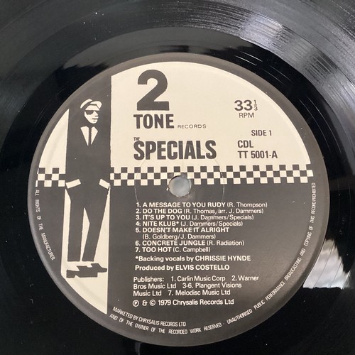 227 - 2 TONE VINYL LP RECORDS X 2. We have here The Selecter ‘Too Much Pressure’ on Chrysalis CDL TT 5002 ... 