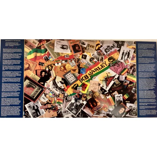 104 - BOB MARLEY AND THE WAILERS VINYL GATEFOLD ALBUMS X 3. Titles here are as follows - BURNIN’ - Confron... 