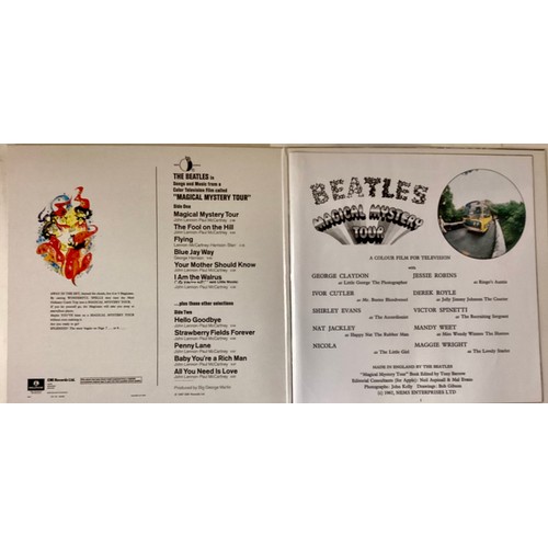 98 - BEATLES ‘MAGICAL MYSTERY TOUR’ VINYL GATEFOLD SLEEVED ALBUM. Famous Beatles masterpiece recorded her... 