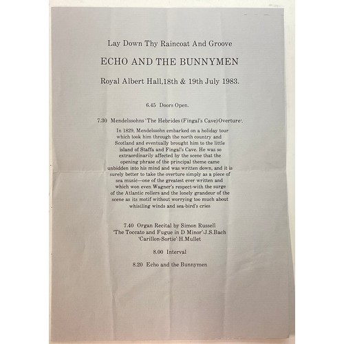 198 - ORIGINAL ECHO & THE BUNNYMEN ‘PORCUPINE’ VINYL LP. Found here on a German pressed vinyl on Korova Re... 