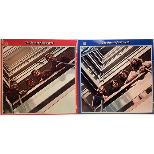 207 - BEATLES ALBUMS 1962/1966 - 1967/1970. These double albums are both containing many hits from the bac... 