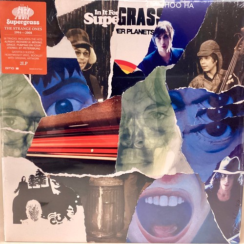 231 - SUPERGRASS - THE STRANGE ONES 1994-2008 DOUBLE VINYL LP. This is factory sealed and comes with a gat... 