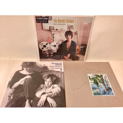 247 - DURUTTI COLUMN VINYL LP RECORDS X 3. Titles here are - Short Stories For Pauline - Without Mercy and... 