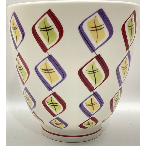 14 - Poole Pottery HOU pattern (Harlequin) large Freeform planter 7.2