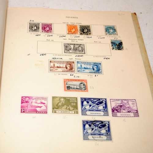 226 - 3 x Vintage Stanley Gibbons New Age British Empire Stamp Albums. A good selection of 1930's-40's emp... 