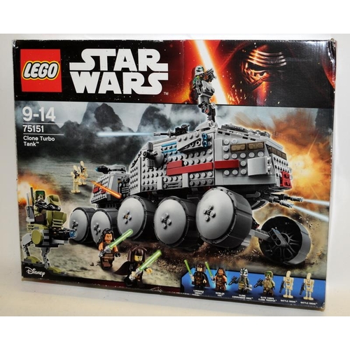 1 - Star Wars Lego: Clone Turbo Tank ref:75151. Complete in box with minifigures and build instructions.... 