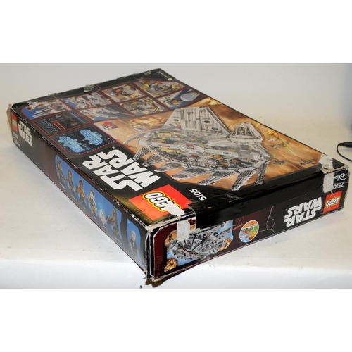 14 - Star Wars Lego: Millennium Falcon ref:75105. Boxed and complete except for a few nose cone pieces (1... 