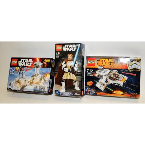 4 - Star wars Lego: Obi-Wan Kenobi ref:75109, boxed, built but minus build instructions. The Phantom ref... 