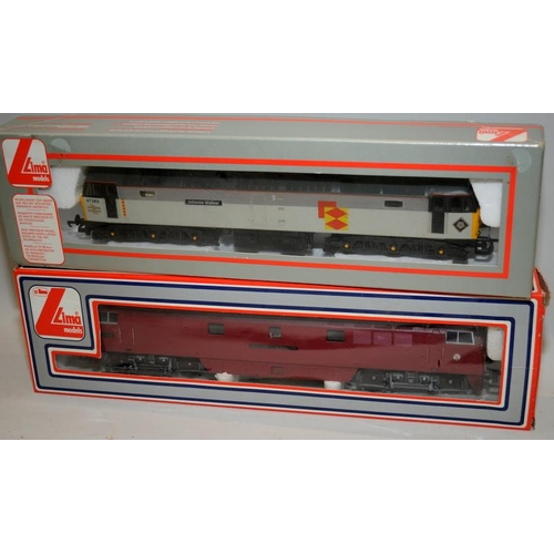 48 - Lima OO gauge Locomotives BR Maroon Warship Class 42 'Western Gladiator' ref:205121MW c/w Class 47 R... 